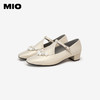 MIO米奥秋季珍珠链饰低跟单鞋韩系搭扣粗跟玛丽珍鞋女鞋M244443002 商品缩略图3