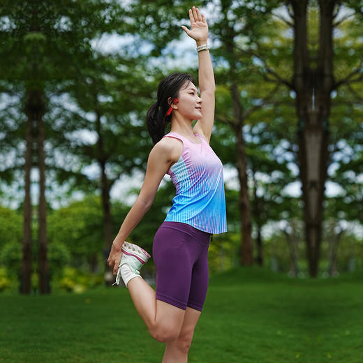 【低价清仓39元】积能夏季透气轻薄马拉松无痕快干男女款跑步体育生长跑运动背心 商品图8