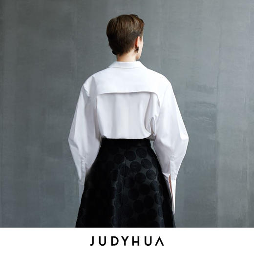 JUDYHUA 极简廓形袖长袖衬衫 商品图2