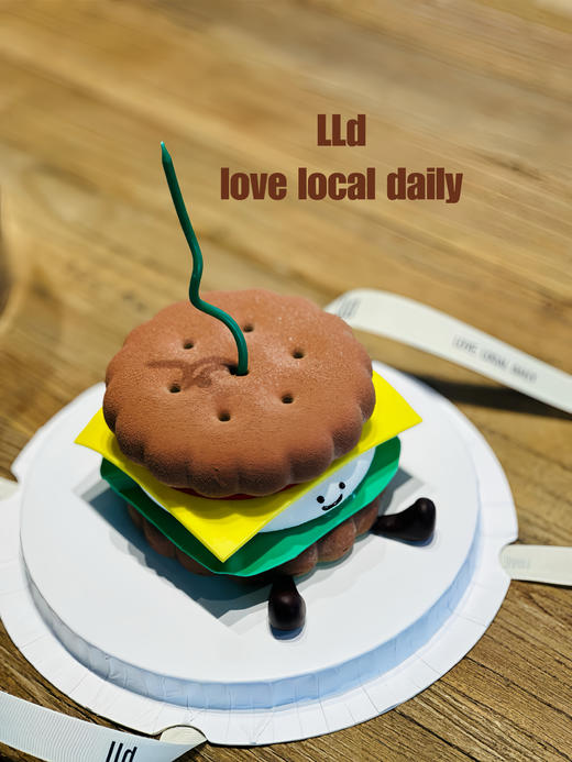 emoji汉堡🍔（蜡烛颜色和款式随机）·慕斯蛋糕 商品图1