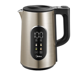 美的（Midea）（509985）电热水壶烧水壶保温热水壶1.5L大屏温显5段控温沸腾除氯316不锈钢 线下同款 MK-SEK1511