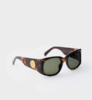 Sporty & Rich - Frame N.06 - Sunglasses - Tortoise / Gold - 配件  - 墨镜 - 乌金 商品缩略图0