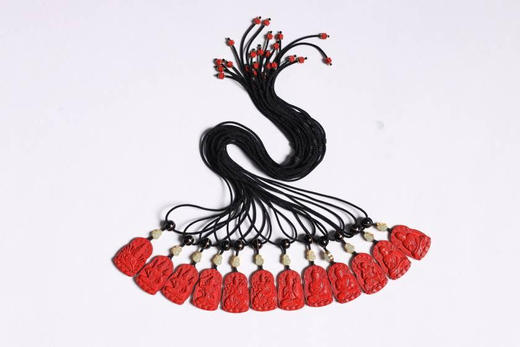 YHZS0099°朱砂十二生肖八大挂件 商品图0