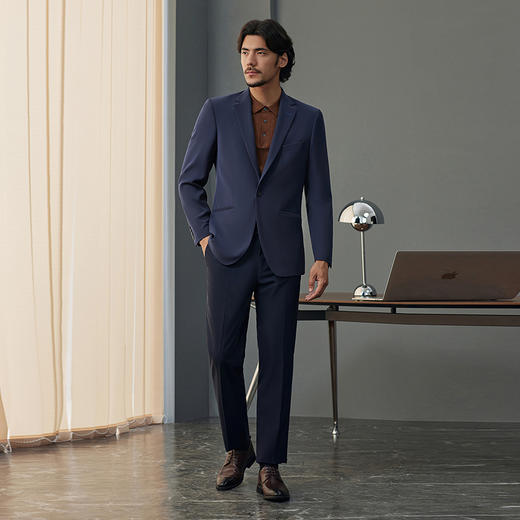 【不易起皱】柒牌男装西装男士2024秋季新款单西商务休闲西服外套	127C70830 商品图3