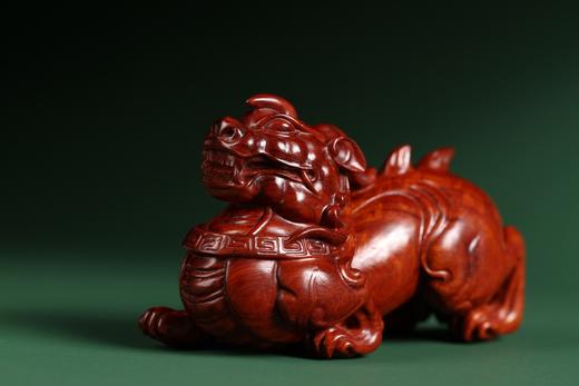 GJXJ0147°印度小叶紫檀貔貅摆件 商品图2