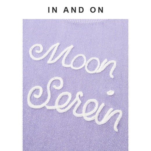 IN AND ON  夏风弥尔 钩花刺绣针织上衣  54466 商品图5