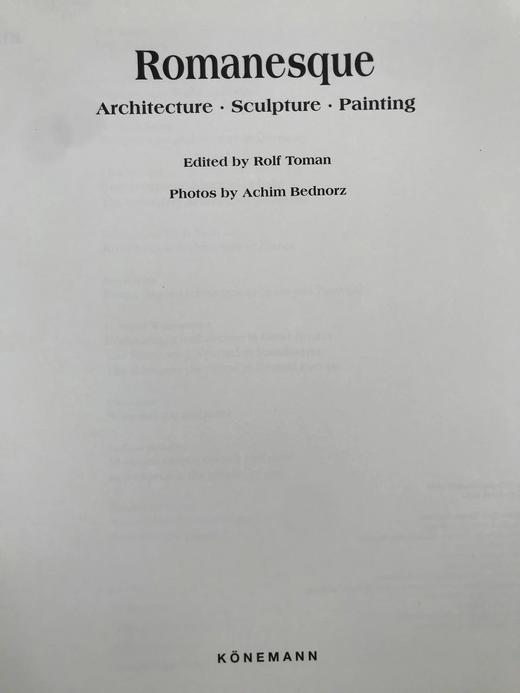 罗马式建筑，雕塑，绘画 数百幅插图 精装大16开 商品图3