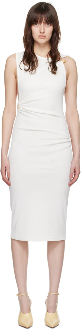 Christoper Esber - Callisto Trinity Tank Dress - White - 女装 - 连身裙 - 白色