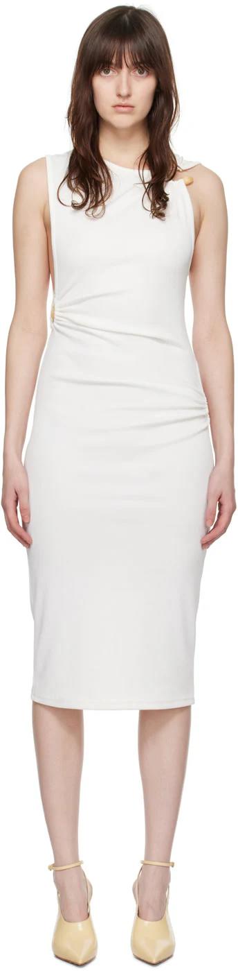 Christoper Esber - Callisto Trinity Tank Dress - White - 女装 - 连身裙 - 白色 商品图0