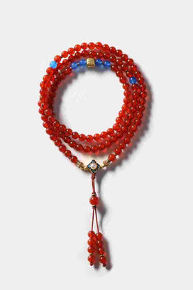 YHMN0010°红玛瑙手串0.6*108