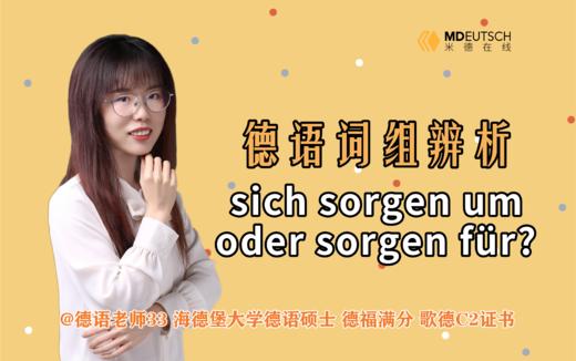 sorgen的用法你会吗 商品图0