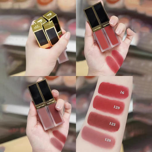 TOM FORD黑金唇釉TF口红6ml 商品图2