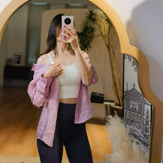 细肩吊带 U型美背 防震运动背心 固定胸垫|免穿内衣 吸湿排汗 舒适透气~ 商品图2