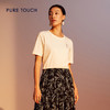 pure touch小收身形原创绣花T恤1304242152 商品缩略图0