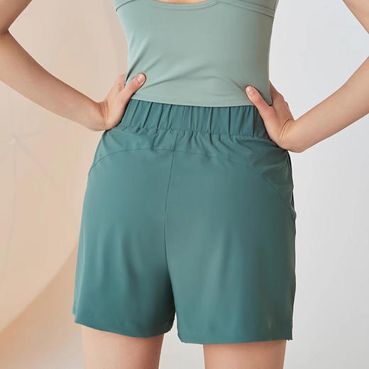 【3~5天发货】跃牌【美度空间】系列 单径平夏季防晒宽松休闲短裤女高腰三分瑜伽短裤ADDK41033 商品图1