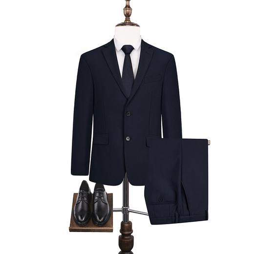 【婚礼季/含羊毛】柒牌西装男套装2025秋季新款新郎结婚正装商务职业套西	127C70250 商品图4