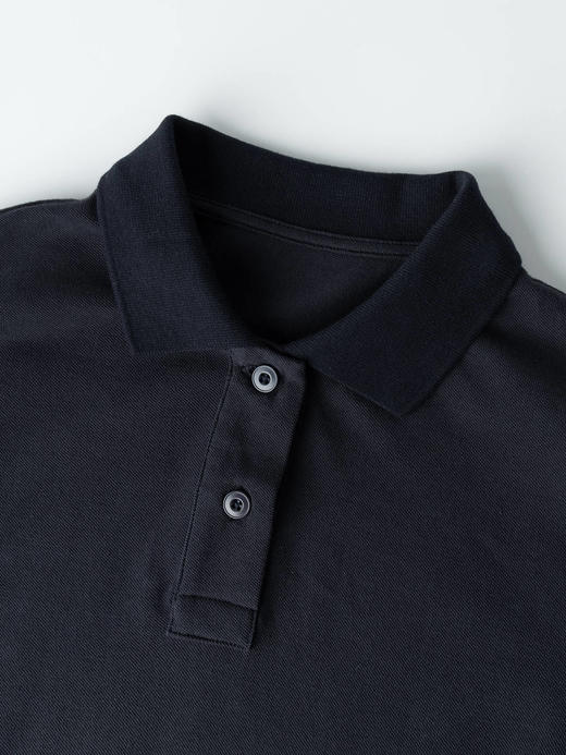 COCO ZONE "艾伦“简约翻领领纯色T恤百搭通勤短袖上衣CC2B1148 商品图4