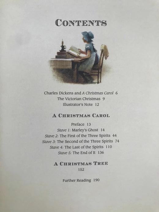 狄更斯《圣诞颂歌》 约百幅彩色插图 精装18开 商品图5