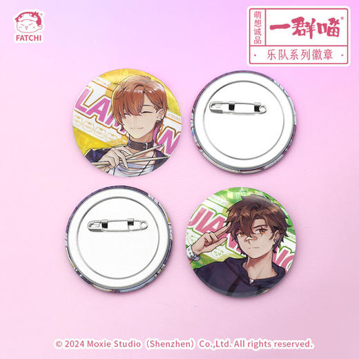 【乐队系列】如果历史是一群喵吧唧徽章 商品图3