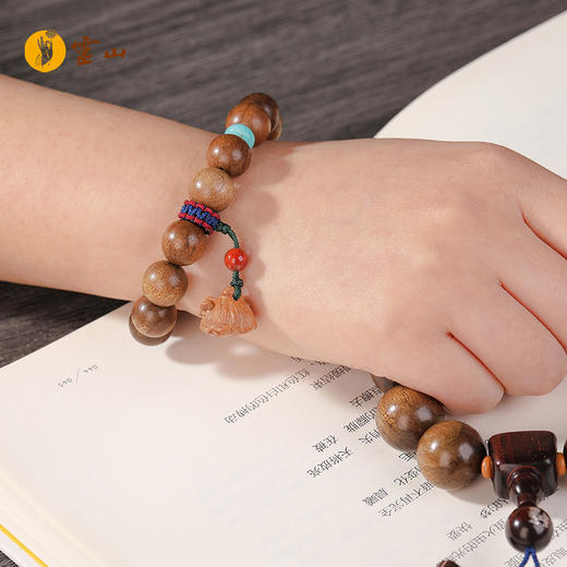 灵山木迦·清逸虹彩金丝楠木手钏 商品图4