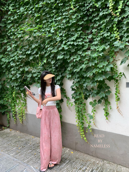 Read Nameless /三只小兔子弹力短T+粉色提花缎凉凉裤 商品图11