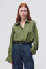 Jonathan Simkhai - Blythe Button Up Top - Nori - 女装 - 上衣 - 绿色 商品缩略图0