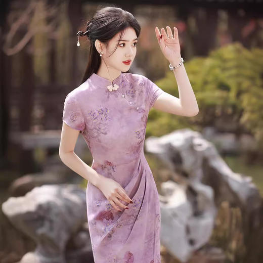 田园风改良素雅旗袍GR5133 商品图4