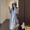 韩国减龄宽松加绒连帽卫衣裙女秋冬新CN315DY199 商品缩略图0