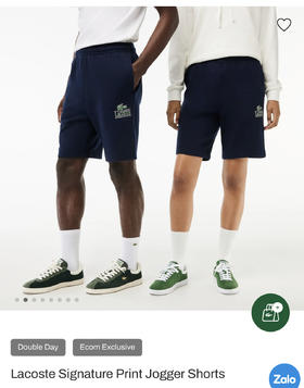 L.A.C 字母图案印花 蓝色毛圈短裤中裤 DK334