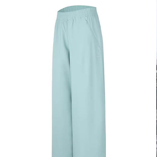 【3~5天发货】跃牌【美度空间】系列 SZ春夏新款防晒宽松长裤女口袋拉链收腰直筒阔腿裤凉感速干运动裤ADCK1602 商品图4