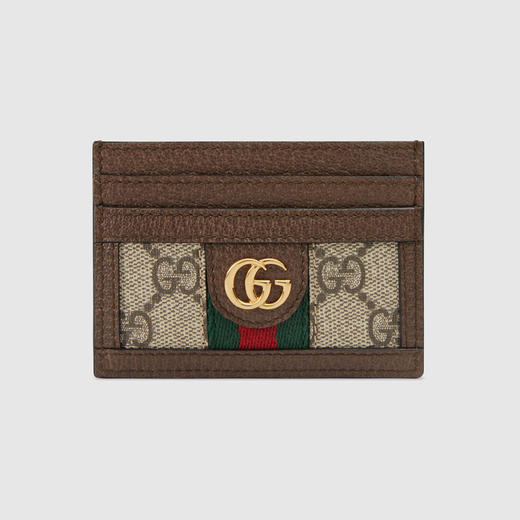 GUCCI 古驰 女士 Ophidia系列 GG卡片夹 混色 523159 96IWG 8745 商品图0