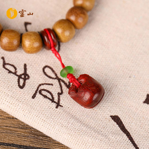 灵山木迦·吉庆有余金丝楠木手钏 商品图2