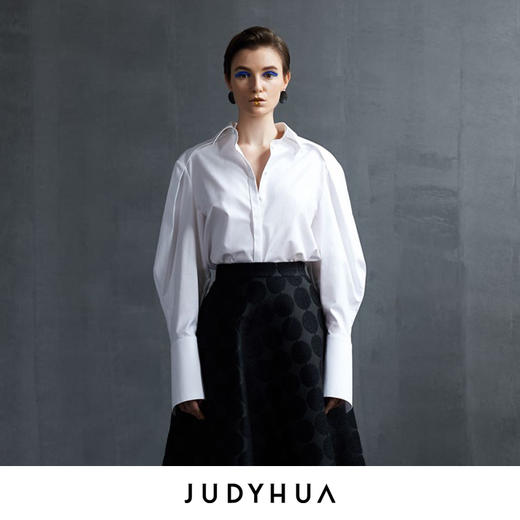 JUDYHUA 极简廓形袖长袖衬衫 商品图0