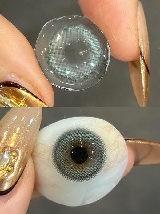 Fully Gift 火漆盐湖 半年抛 两片 14.2mm 参考着色13.4mm 基弧8.6 含水38% 韩国进口 商品图4