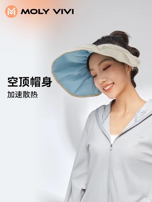 4楼MOLYVIVI贝壳防晒帽 款货号：MLAC23101，吊牌价69，折后38 商品图1