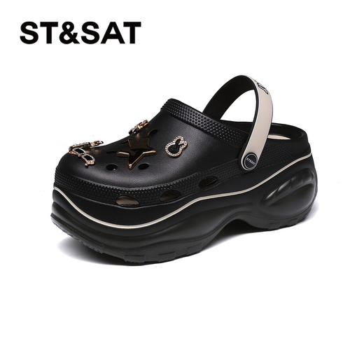 星期六休闲户外沙滩防滑厚底洞洞鞋SSC211014X 商品图8