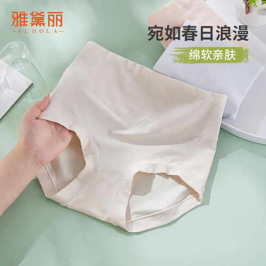 雅黛丽高腰内裤收腹提臀显瘦高弹短裤棉质亲肤透气三角裤夏薄款 商品图0