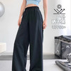 【3~5天发货】跃牌【美度空间】系列 SZ春夏新款防晒宽松长裤女口袋拉链收腰直筒阔腿裤凉感速干运动裤ADCK1602 商品缩略图0