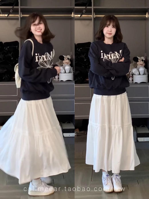 白色蛋糕裙 商品图0