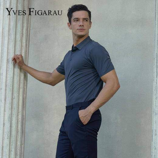 YvesFigarau伊夫·费嘉罗新款休闲短袖T恤970810 商品图0