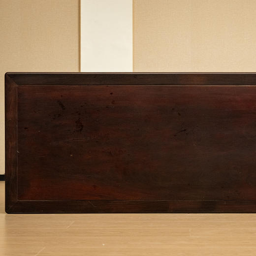 清 红木刀牙板罗锅枨画桌 商品图3