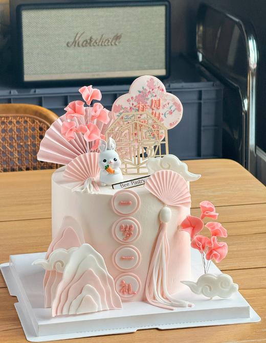 中式周岁蛋糕 兔兔B款 加高 商品图1