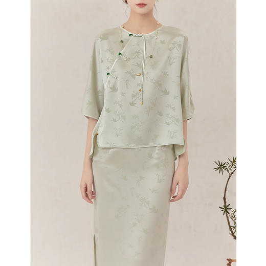 裁缝学苑AQ297新中式国风上衣纸样半裙套装女装服装打板 商品图2