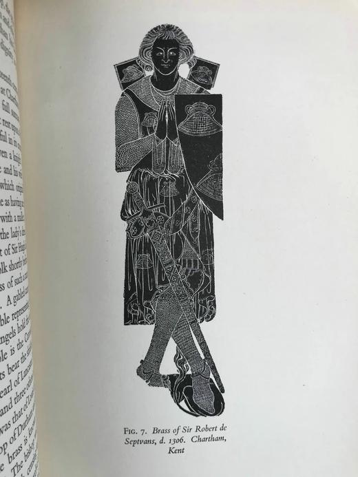 1949年 英国艺术，1307-1461年 约百幅插图 漆布精装18开 商品图7