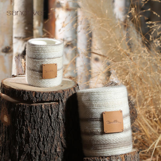 西藏江孜手工氆氇羊绒系列疗愈香氛蜡烛  SJF96P604M 商品图5