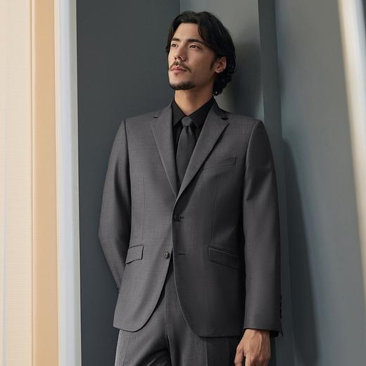 【含羊毛】柒牌西服男士商务正装2024秋季新款上班面试西装男外套	127C70970 商品图1