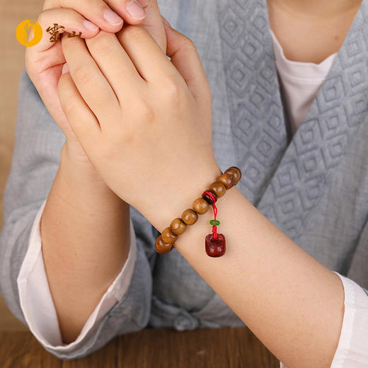 灵山木迦·吉庆有余金丝楠木手钏 商品图3