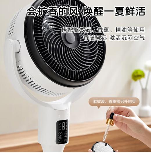 美的(Midea)（510114
）空气循环扇直流变频电风扇家用风扇立式落地扇遥控定时换气扇轻音节能电扇除菌净化可选 FGD24UZR 商品图1