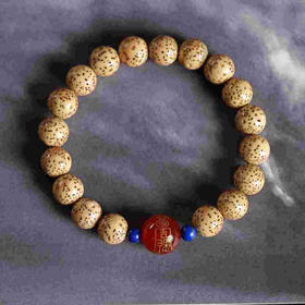 YXPT0015°星月菩提+红玛瑙手串1.0*18