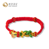 足金招财喜狮绳手链 商品缩略图5